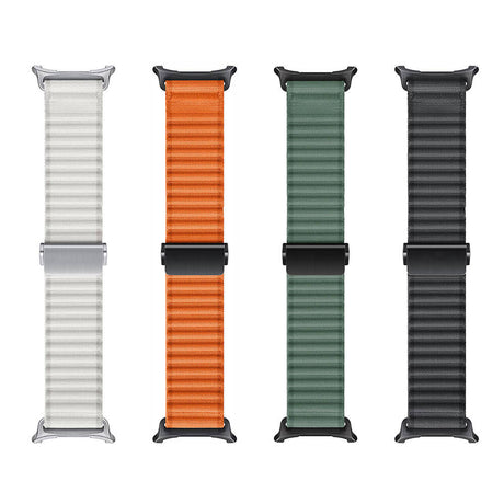 ​​Galaxy Watch Ultra 47mm Zore KRD-120 Naylon Kumaş Hasır Örgülü Kordon