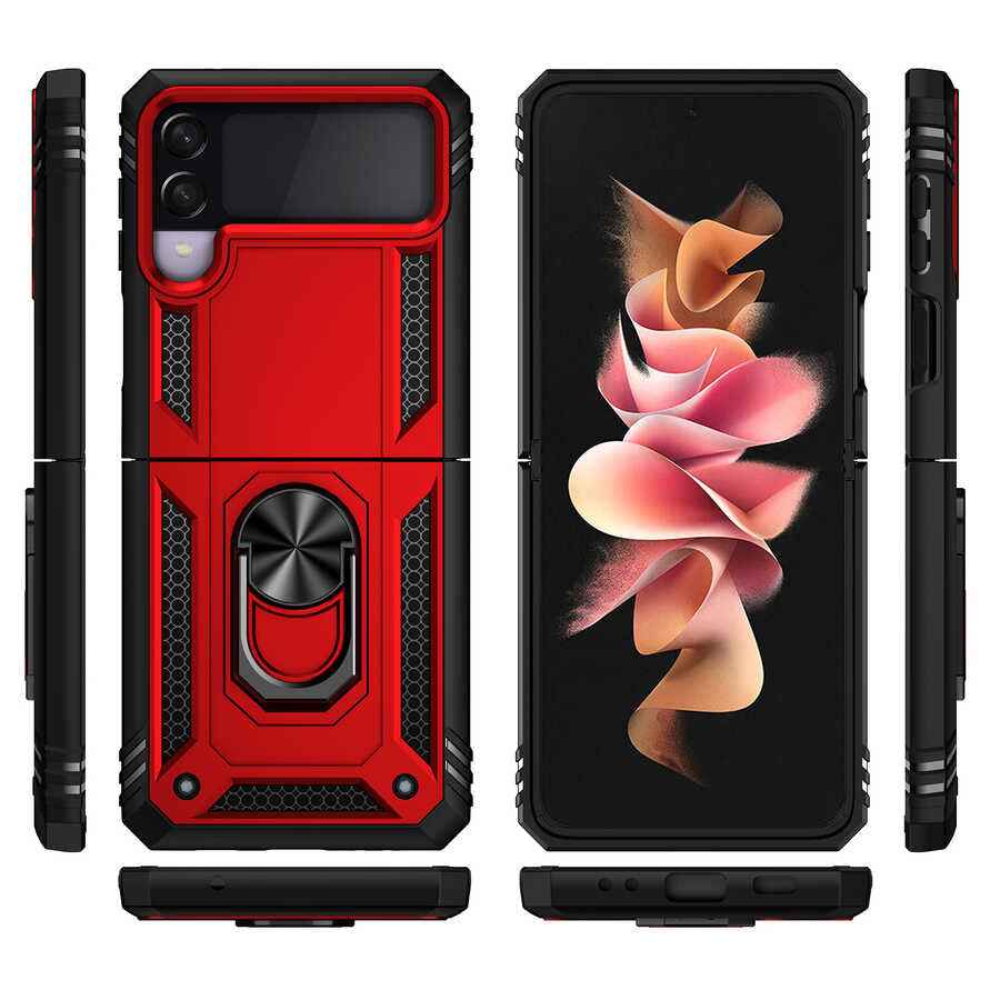 Galaxy Z Flip 3 Kılıf Zore Vega Kapak