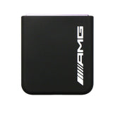 Galaxy Z Flip 5 Kılıf AMG M-safe Şarj Özellikli Büyük Logo Dizayn Orjinal Lisanslı Kapak