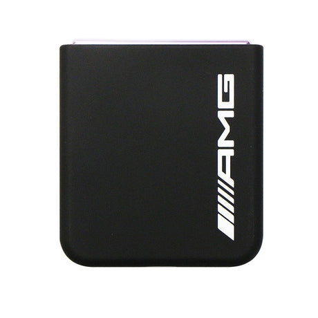 Galaxy Z Flip 5 Kılıf AMG M-safe Şarj Özellikli Büyük Logo Dizayn Orjinal Lisanslı Kapak