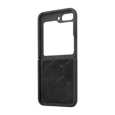 Galaxy Z Flip 5 Kılıf AMG M-safe Şarj Özellikli Büyük Logo Dizayn Orjinal Lisanslı Kapak