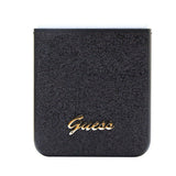 Galaxy Z Flip 5 Kılıf Guess Orjinal Lisanslı Yazı Logolu Glitter Script Kapak