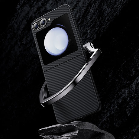 Galaxy Z Flip 5 Kılıf Karbon Fiber Benks Essential ArmorAir 600D Kevlar Kapak