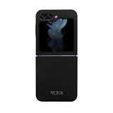 Galaxy Z Flip 5 Kılıf TUMI Liquid Silikon Metal Logo Dizayn Orjinal Lisanslı Kapak
