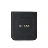 Galaxy Z Flip 6 Kılıf Guess Orjinal Lisanslı M-safe Şarj Özellikli Saffiano Metal Logo Kapak