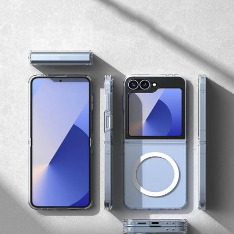 Galaxy Z Flip 6 Kılıf Kamera Korumalı M-safe Sert PC Zore Porto Kapak