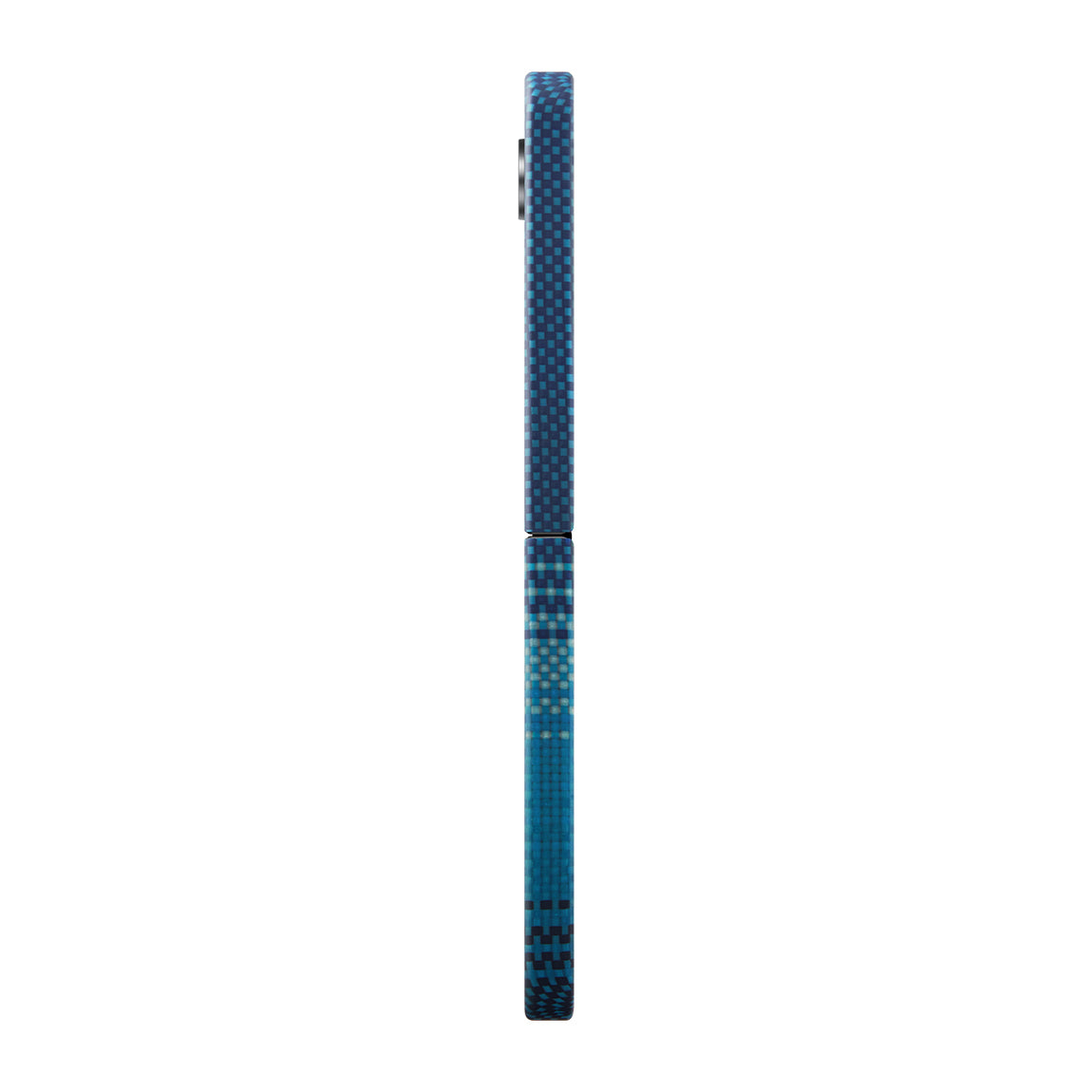 Galaxy Z Flip 6 Kılıf M-safe Şarj Özellikli Aramid Fiber Pitaka Tactile Woven Sunset-Moonrise Serisi Moonrise Kapak