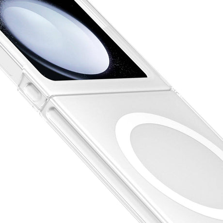 Galaxy Z Flip 6 Kılıf M-safe Şarj Özellikli Şeffaf Youngkit Crystal Shield Serisi Kapak