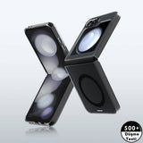Galaxy Z Flip 6 Kılıf M-safe Şarj Özellikli Youngkit Hidden Sand Serisi Kapak
