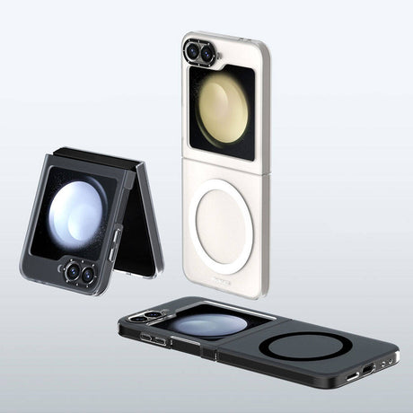 Galaxy Z Flip 6 Kılıf M-safe Şarj Özellikli Youngkit Hidden Sand Serisi Kapak