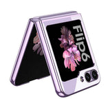 Galaxy Z Flip 6 Kılıf Zore Full Camlı Kıpta Kapak