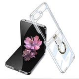 Galaxy Z Flip 6 Kılıf Zore Yüzüklü Kıpta Kapak