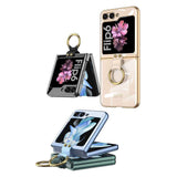 Galaxy Z Flip 6 Kılıf Zore Yüzüklü Kıpta Kapak