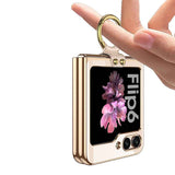 Galaxy Z Flip 6 Kılıf Zore Yüzüklü Kıpta Kapak
