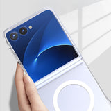 Galaxy Z Flip 7 Kılıf Kamera Korumalı M-safe Sert PC Zore Porto Kapak