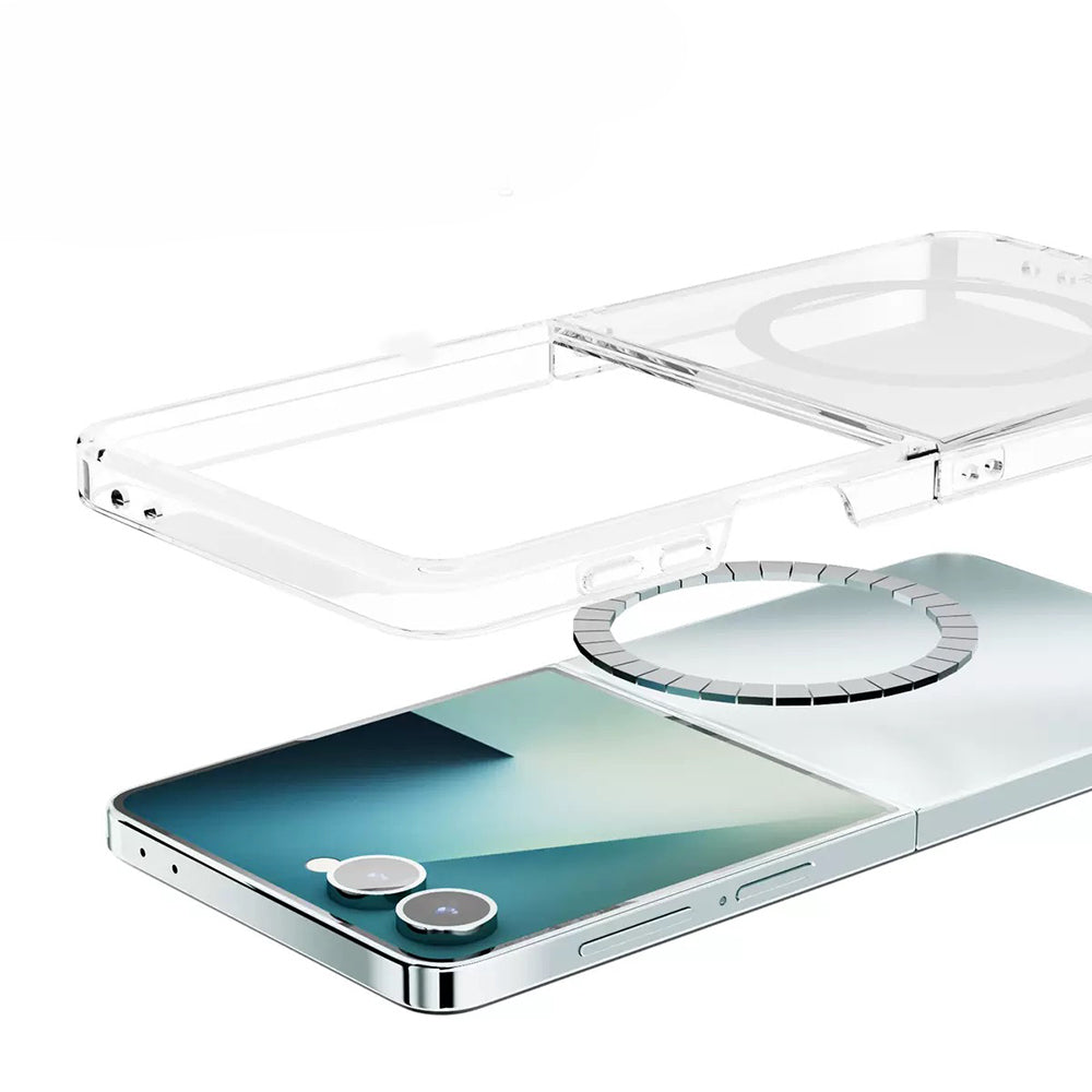 Galaxy Z Flip 7 Kılıf Kamera Korumalı M-safe Sert PC Zore Porto Kapak