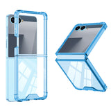 Galaxy Z Flip 7 Kılıf Zore Full Camlı Kıpta Kapak