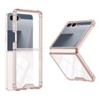 Galaxy Z Flip 7 Kılıf Zore Full Camlı Kıpta Kapak