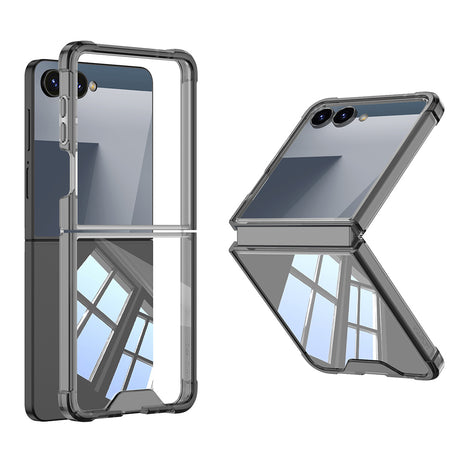 Galaxy Z Flip 7 Kılıf Zore Full Camlı Kıpta Kapak