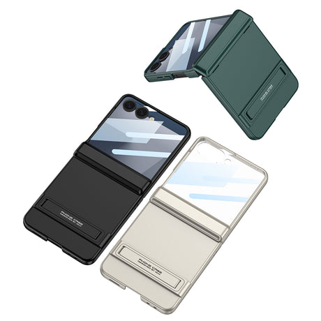 Galaxy Z Flip 7 Kılıf Zore Kıpta Standlı Kapak