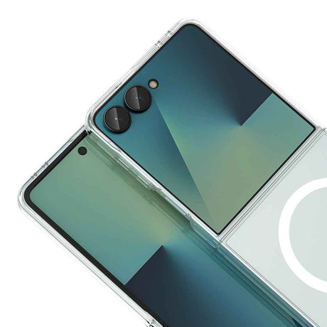 Galaxy Z Flip 8 Kılıf Kamera Korumalı M-safe Sert PC Zore Porto Kapak