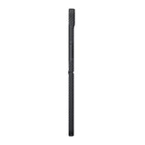 Galaxy Z Flip 8 Kılıf M-safe Şarj Özellikli 600D Aramid Karbon Fiber Pitaka Edge Serisi Black-Grey Twill Kapak