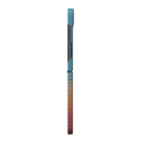 Galaxy Z Flip 8 Kılıf M-safe Şarj Özellikli Aramid Karbon Fiber Pitaka Sunset 2.0 California Dream Serisi Kapak