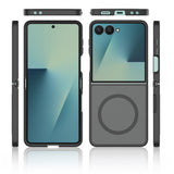 Galaxy Z Flip 8 Kılıf M-Safe Şarj Özellikli Kamera Korumalı Zore Lunex Kapak