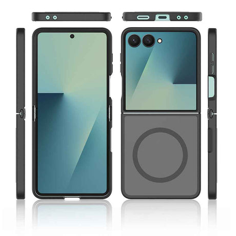 Galaxy Z Flip 8 Kılıf M-Safe Şarj Özellikli Kamera Korumalı Zore Lunex Kapak