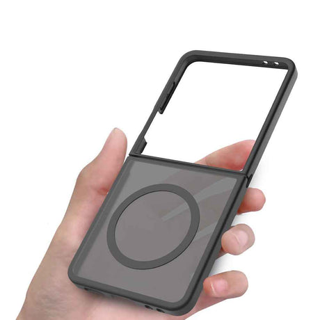 Galaxy Z Flip 8 Kılıf M-Safe Şarj Özellikli Kamera Korumalı Zore Lunex Kapak