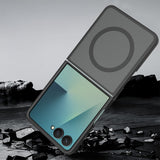 Galaxy Z Flip 8 Kılıf M-Safe Şarj Özellikli Kamera Korumalı Zore Lunex Kapak