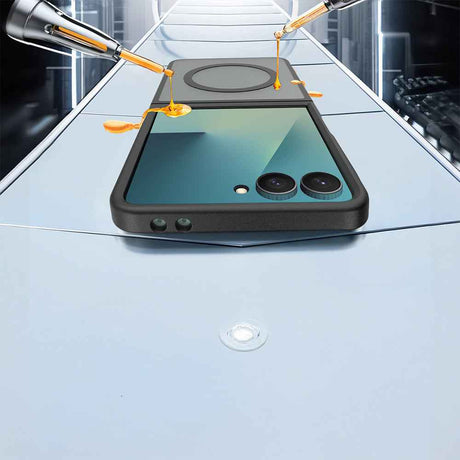 Galaxy Z Flip 8 Kılıf M-Safe Şarj Özellikli Kamera Korumalı Zore Lunex Kapak