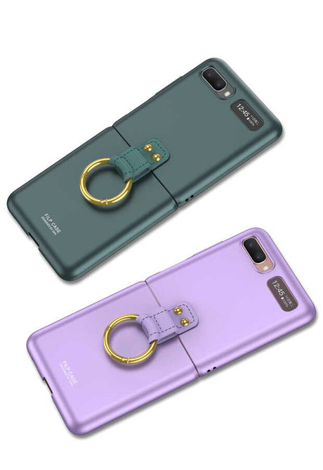 Galaxy Z Flip Kılıf Zore Flip Ring Kıpta Kapak