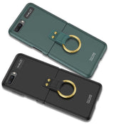 Galaxy Z Flip Kılıf Zore Flip Ring Kıpta Kapak