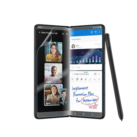 Galaxy Z Fold 2 Zore Hizalama Aparatlı S-Fit Body Ekran Koruyucu