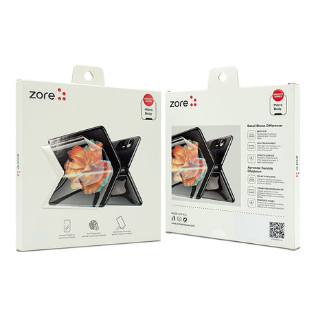 Galaxy Z Fold 2 Zore Hizalama Aparatlı S-Fit Body Ekran Koruyucu