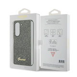Galaxy Z Fold 5 Kılıf Guess Orjinal Lisanslı Yazı Logolu Glitter Flakes Kapak