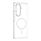 Galaxy Z Fold 6 Kamera Korumalı M-Safe Şarj Özellikli Şeffaf Zore London Sert PC Kapak
