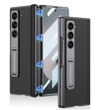​Galaxy Z Fold 6 Kılıf Deri Standlı Zore Kıpta Premium Kılıf
