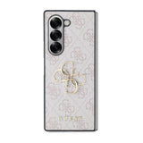 Galaxy Z Fold 6 Kılıf Guess Orjinal Lisanslı Leather Metal Logo Kapak