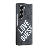 Galaxy Z Fold 6 Kılıf Guess Orjinal Lisanslı M-safe Şarj Özellikli Love Guess Printing Kapak