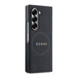 Galaxy Z Fold 6 Kılıf Guess Orjinal Lisanslı M-safe Şarj Özellikli Saffiano Metal Logo Kapak