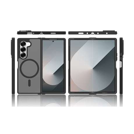 Galaxy Z Fold 6 Kılıf M-Safe Şarj Özellikli Kamera Korumalı Zore Lunex Kapak