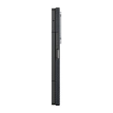 Galaxy Z Fold 6 Kılıf M-safe Şarj Özellikli 600D Aramid Fiber Pitaka Ultra-Slim Classic Serisi Black-Grey Twill Kapak