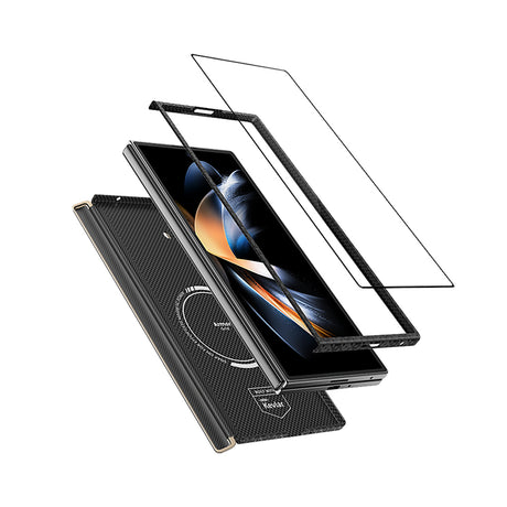Galaxy Z Fold 7 Benks ArmorAir ArmorGrid Grand Combo Üçlü Aksesuar Seti (Ön Arka Kevlar Kapak + Ekran Koruyucu)