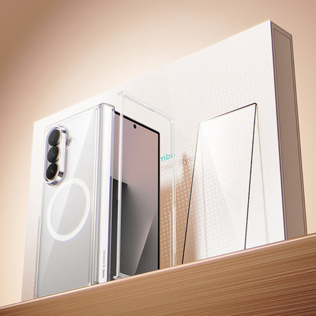Galaxy Z Fold 7 Benks Crystal Grand Combo Üçlü Aksesuar Seti (Ön Arka Şeffaf Kapak + Ekran Koruyucu)