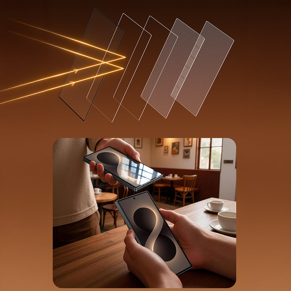 Galaxy Z Fold 7 Benks Glass Warrior AR Cam Ekran Koruyucu + Kolay Uygulama Aparatı