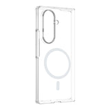 Galaxy Z Fold 7 Kamera Korumalı M-Safe Şarj Özellikli Şeffaf Zore London Sert PC Kapak