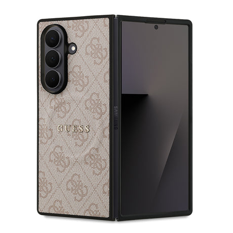 Galaxy Z Fold 7 Kılıf Guess Orjinal Lisanslı M-safe Şarj Özellikli 4G Desen Yazı Logolu Kapak