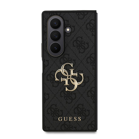 Galaxy Z Fold 7 Kılıf Guess Orjinal Lisanslı PU Deri Büyük Metal Logo Dizaynlı Kapak